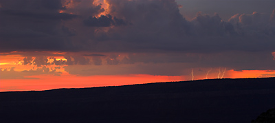 Sunset Lightning